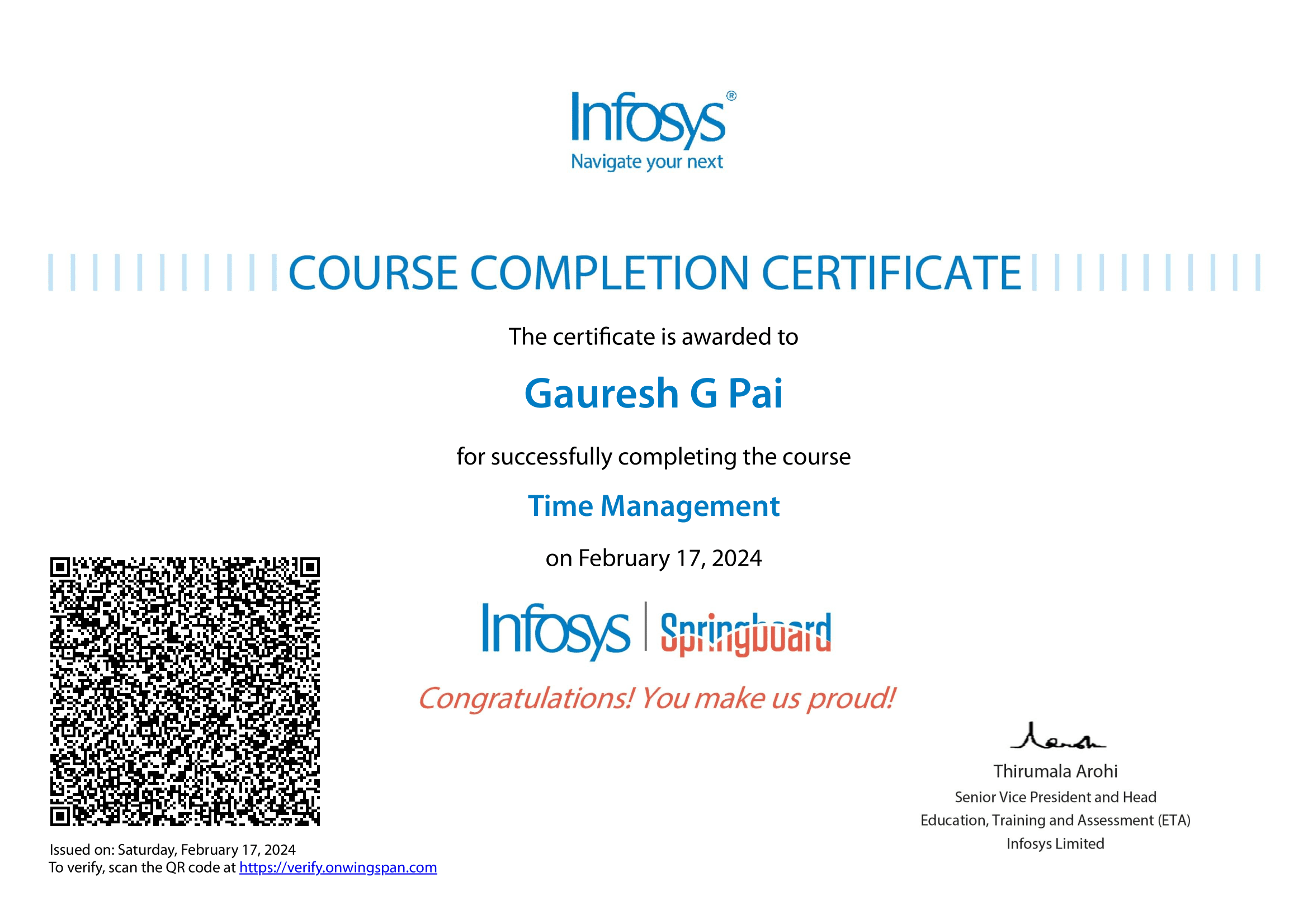 Certificate 16 screenshot
