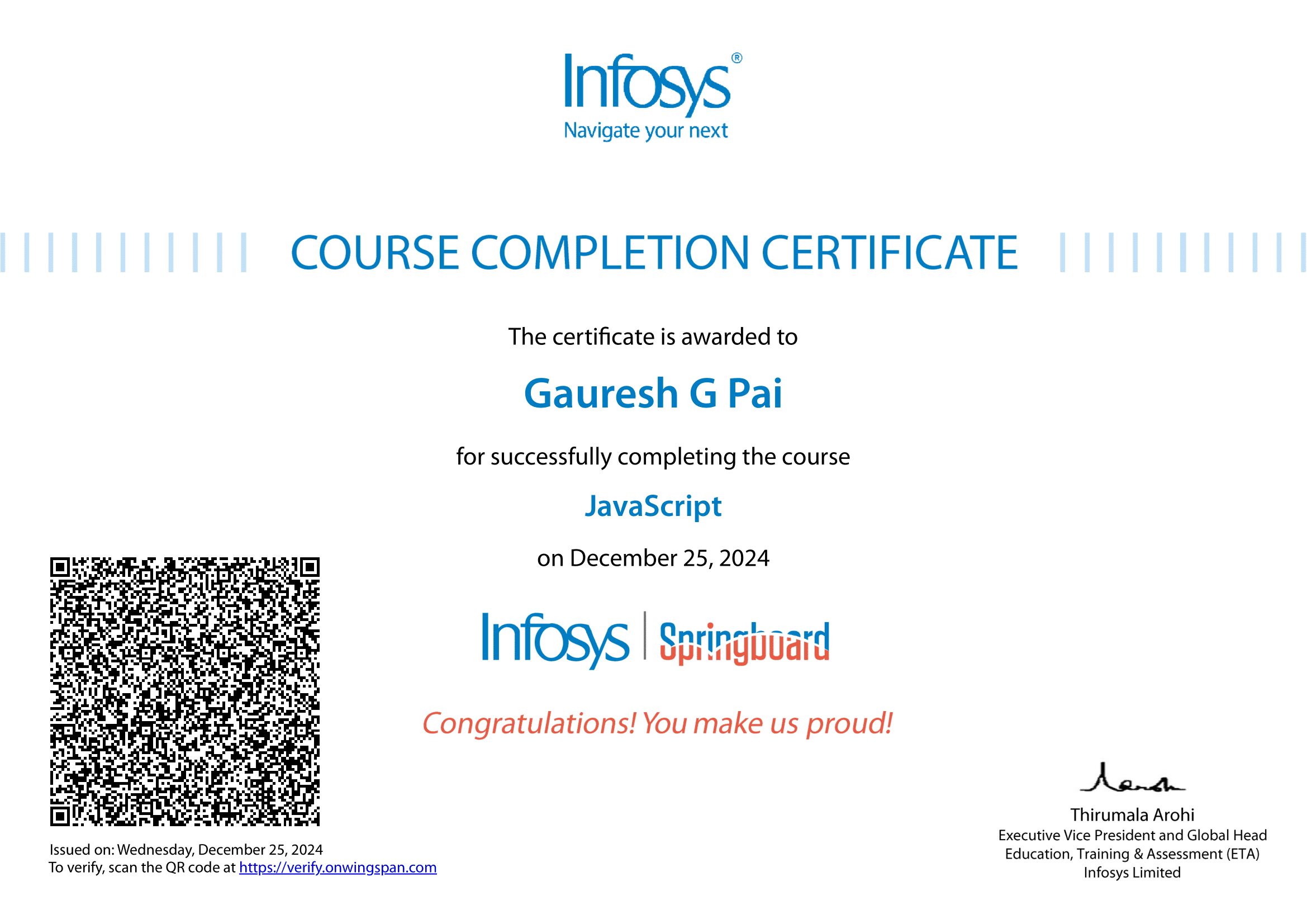 Certificate 26 screenshot
