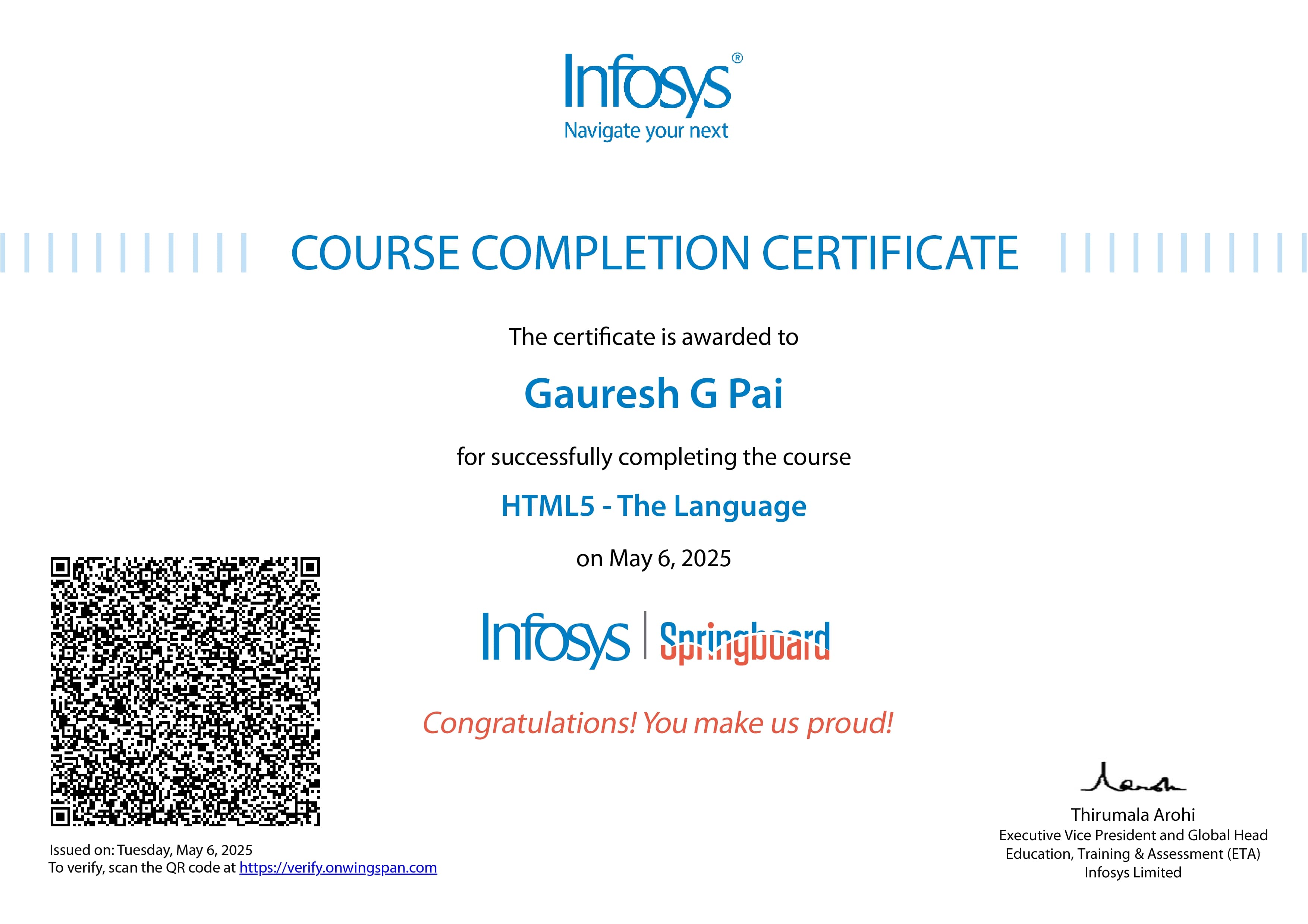 Certificate 30 screenshot