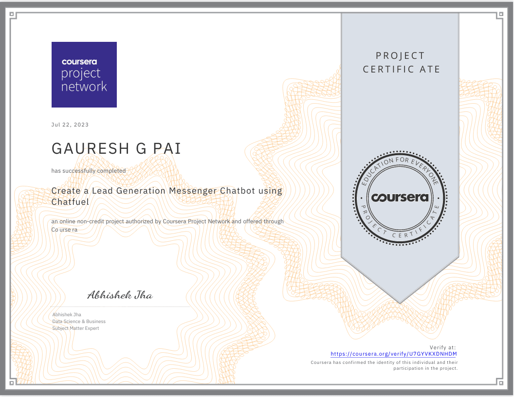 Certificate 9 screenshot