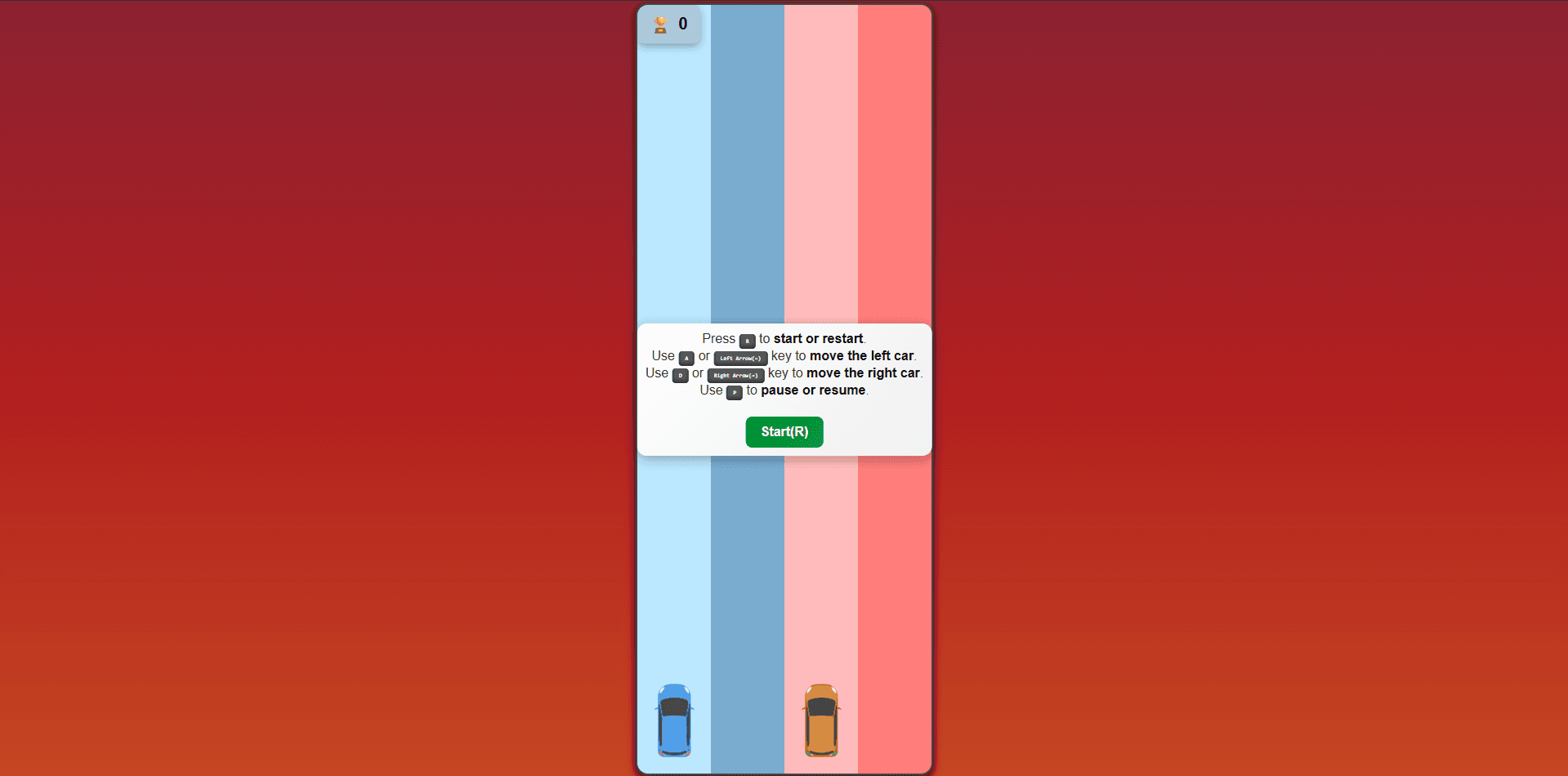 two-cars screenshot