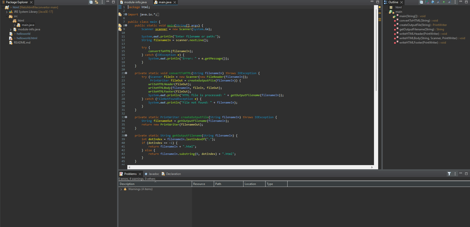filetohtmlfileconvertor screenshot
