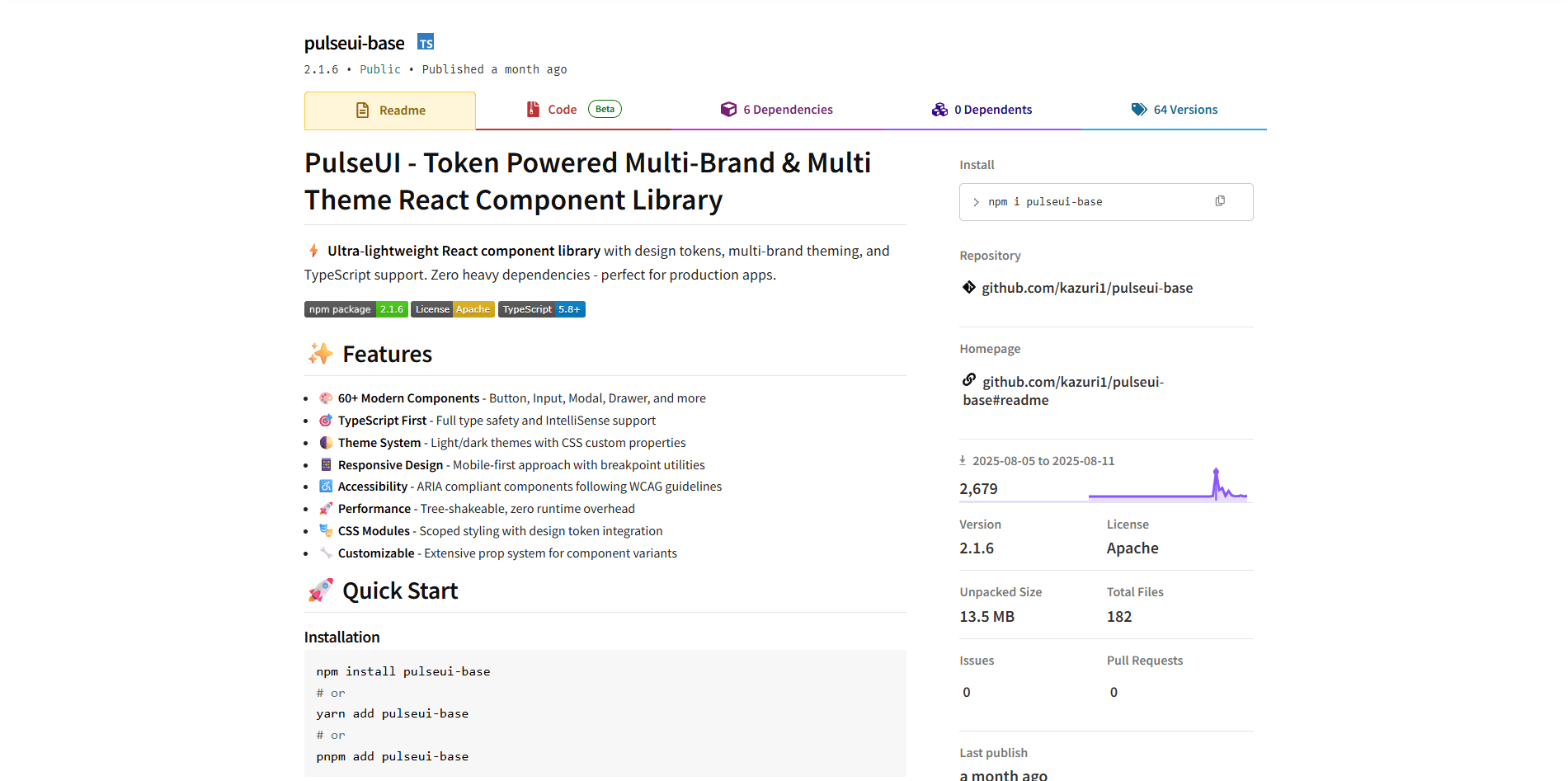 pulseui-base screenshot