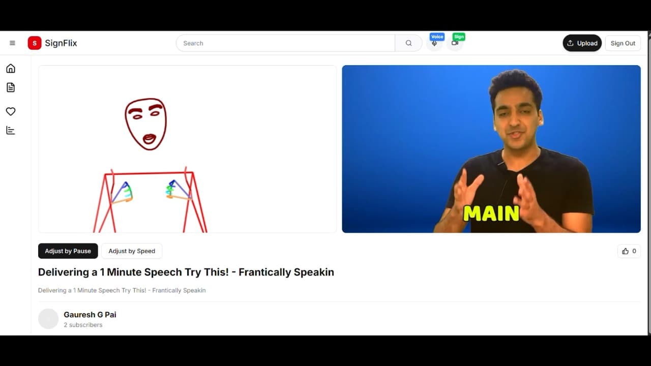 SignFlix screenshot