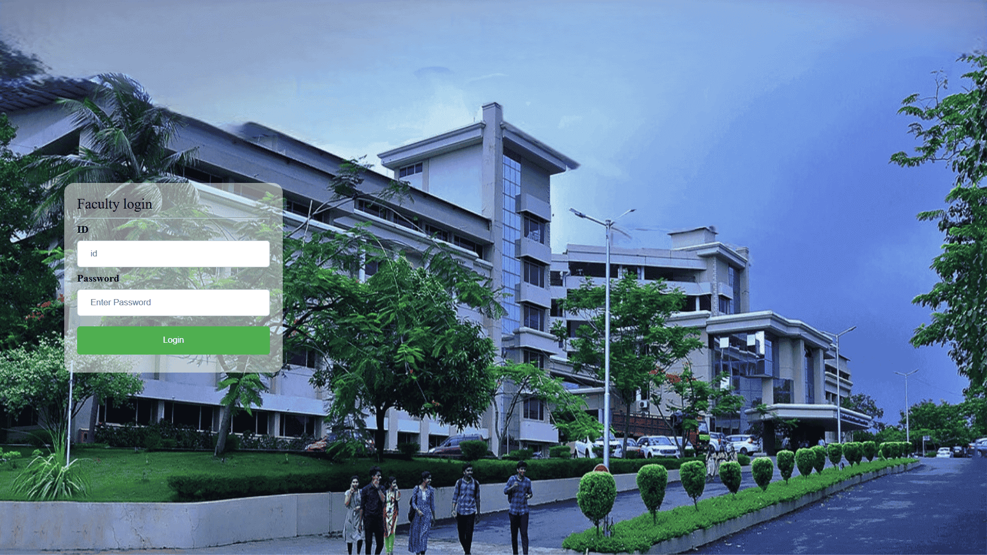 AJIMS Employee Management Portal screenshot