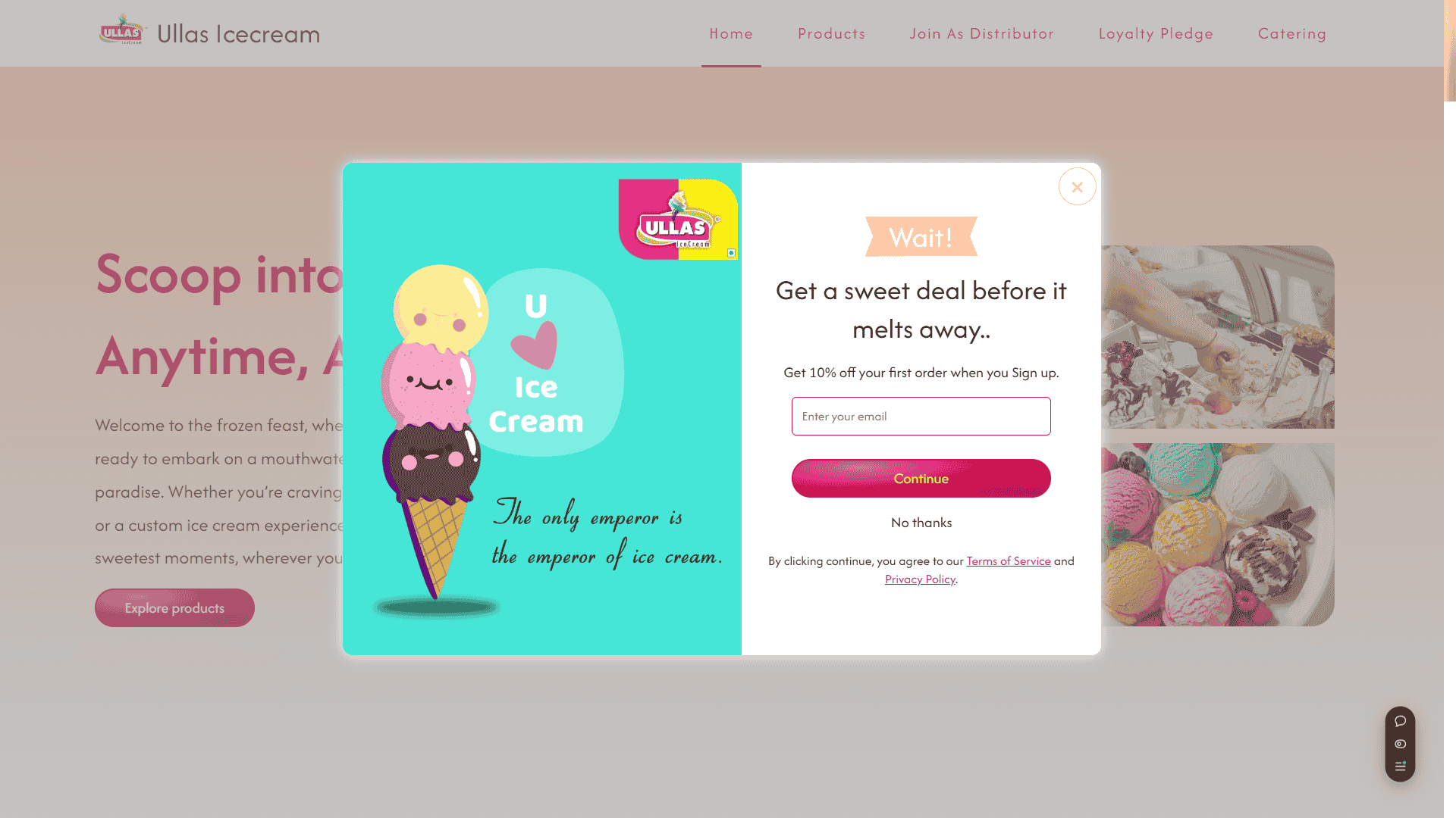 Ullas Ice Cream screenshot