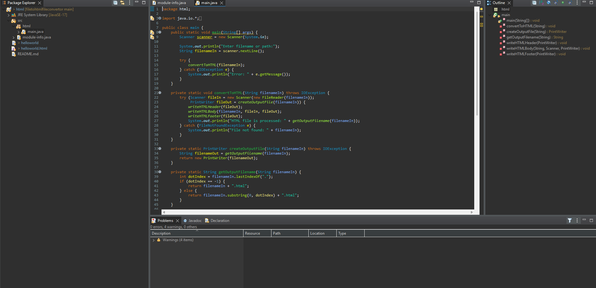 filetohtmlfileconvertor screenshot