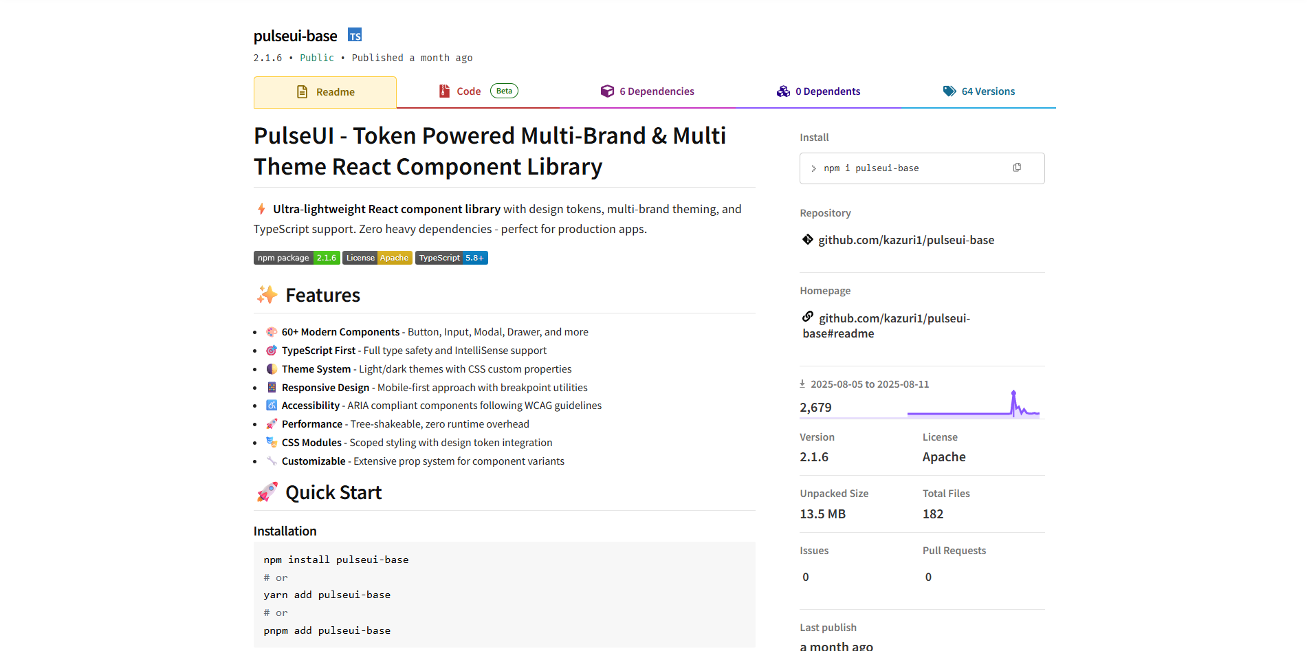 pulseui-base screenshot