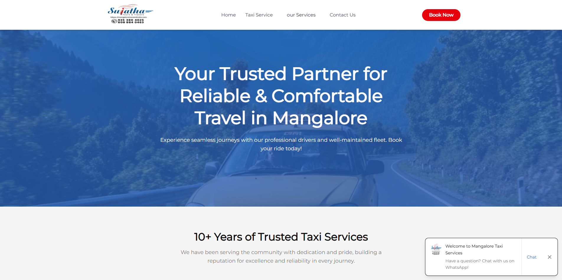 Mangalore Taxi Services screenshot